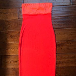 Kittenish coral dress, Size X-small, never worn